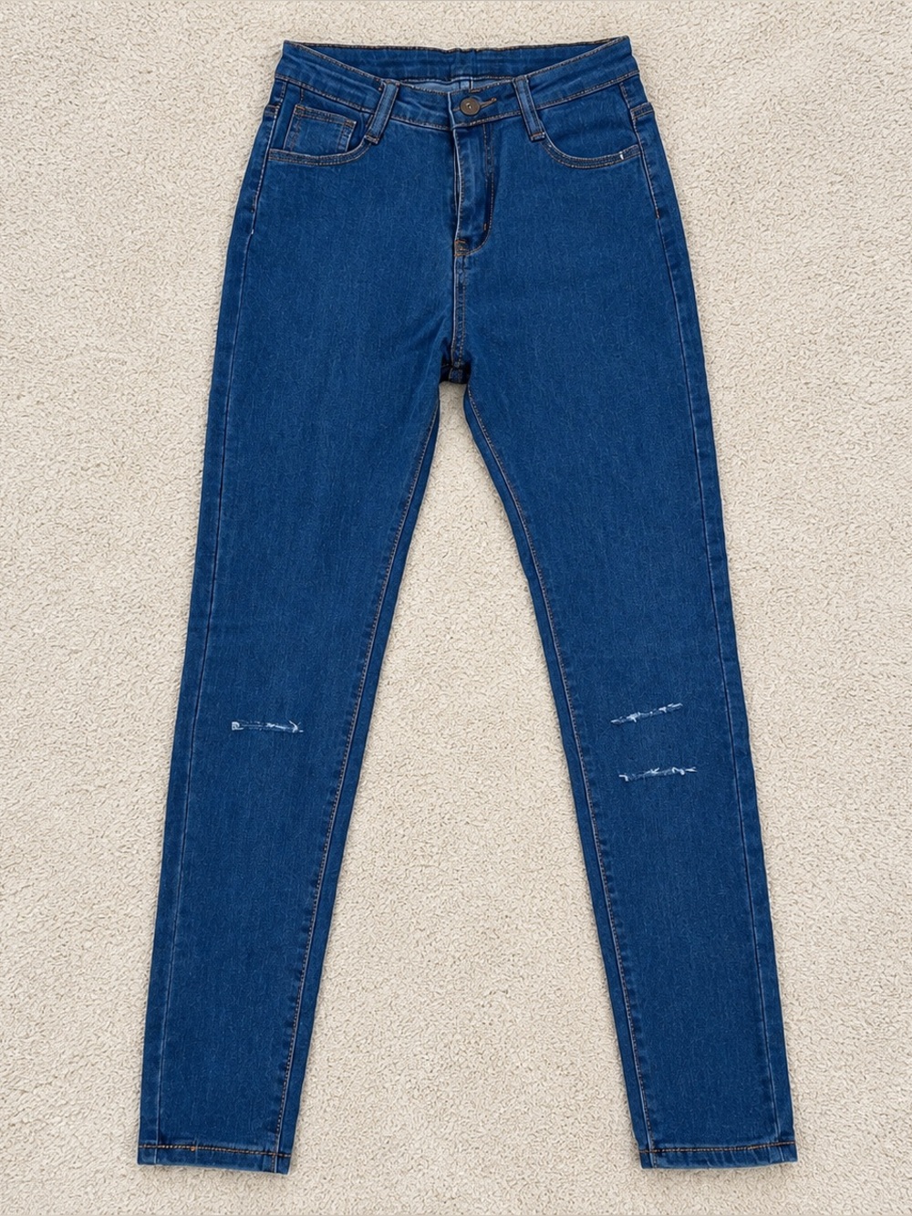 NWOT High Waisted Skinny Jeans Dark Wash Stretch Slim Fit Denim